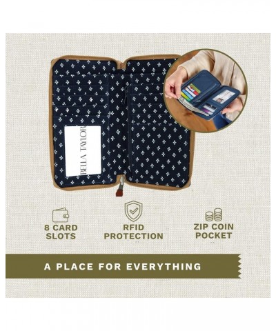 Cell Phone Wristlet Wallet for Women with Smartphone Pocket and RFID Protection Primitive Patch $20.11 Wallets