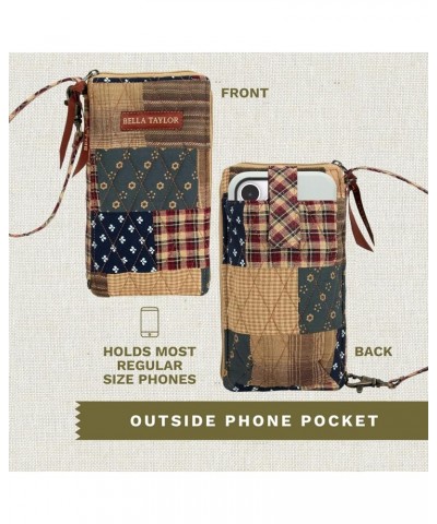 Cell Phone Wristlet Wallet for Women with Smartphone Pocket and RFID Protection Primitive Patch $20.11 Wallets