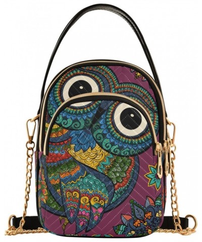 Joko lvery Boho Owl Cross Body Purse Chain Crossbody Bags Shoulder Bag Handbag for Women Work Gifts $11.65 Crossbody Bags