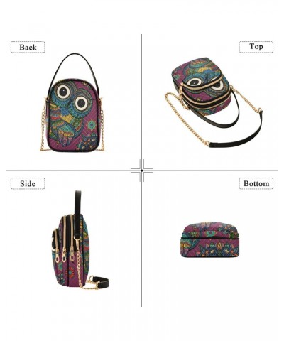 Joko lvery Boho Owl Cross Body Purse Chain Crossbody Bags Shoulder Bag Handbag for Women Work Gifts $11.65 Crossbody Bags