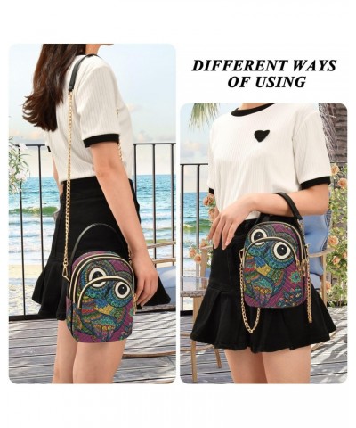 Joko lvery Boho Owl Cross Body Purse Chain Crossbody Bags Shoulder Bag Handbag for Women Work Gifts $11.65 Crossbody Bags