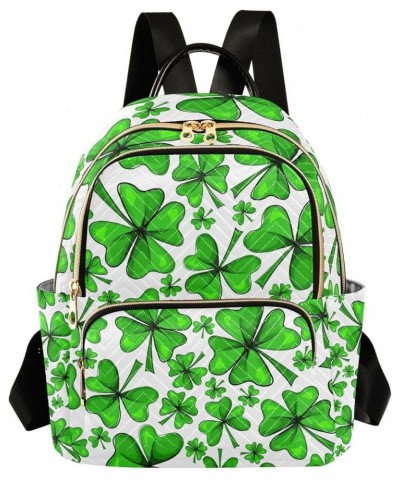 St. Patrick's Day Women Backpack Vibrant Clover Anti-Theft Travel Backpack Lightweight Handbag Roomy Weekend Bag Everyday Use...