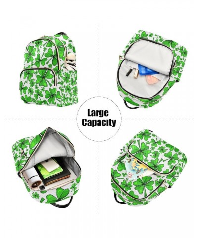 St. Patrick's Day Women Backpack Vibrant Clover Anti-Theft Travel Backpack Lightweight Handbag Roomy Weekend Bag Everyday Use...