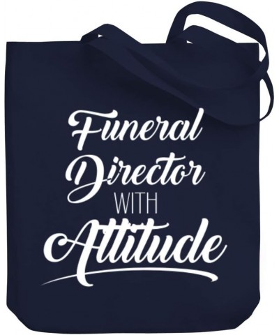 Funeral Director with attitude Canvas Tote Bag 10.5" x 16" x 4 $19.60 Totes