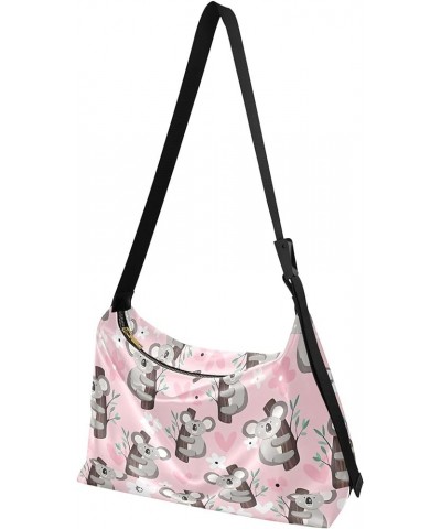 Cute Sloths Yoga Mandala Women Leather Handbags Hobo Large Men Purses Unique Animal Print Designer Hobo Bags Cute Koala Bear ...