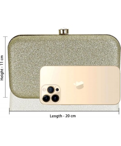 Women's Clutch Sparkling Gold $35.70 Clutches