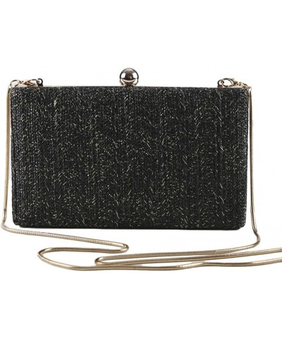 Straw Evening Clutch for Women Straw Evening Bag Tote Crossbody Bag Party Straw Handbag Purse Summer Hand Woven Shoulder Bag ...