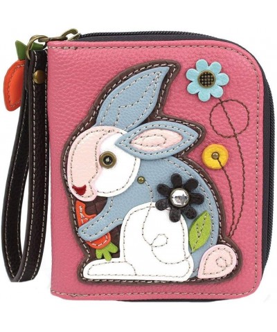 Chala Handbags Rabbit Zip-Around Wallet/Wristlet Rabbit Collectors Rabbit Lover $22.68 Wristlets