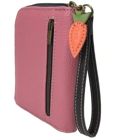 Chala Handbags Rabbit Zip-Around Wallet/Wristlet Rabbit Collectors Rabbit Lover $22.68 Wristlets