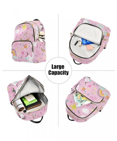 Unicorn Running Women's Backpack Purse Fashion Travel Anti Theft Backpack Casual Daypack for Work College,M Medium $19.24 Bac...