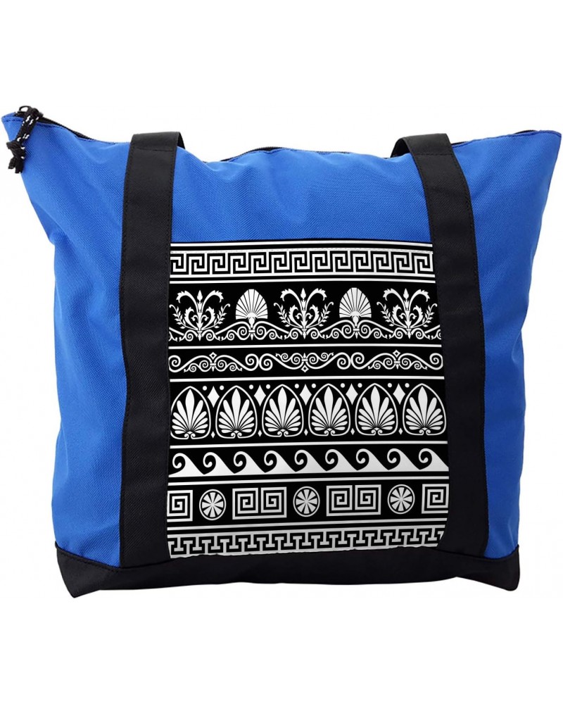 Tribal Shoulder Bag, Antique Greek Pattern, Durable with Zipper $17.15 Shoulder Bags