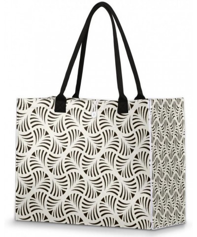 Contemporary Geometric Pattern Large Tote Bag Shoulder Bag For Women Teachers Nurses Work Shopping Travel Handbag Purse $10.6...