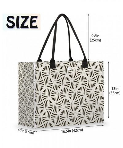 Contemporary Geometric Pattern Large Tote Bag Shoulder Bag For Women Teachers Nurses Work Shopping Travel Handbag Purse $10.6...