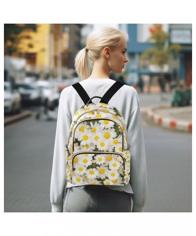 Blossom Daisy Flowers Backpack for Women Shoulder Bag Lightweight Mini Backpack Casual Daypack Back Pack for Travel Work Mini...