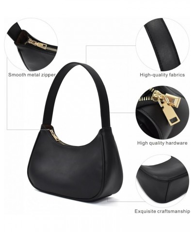 Women's Underarm Bags Crossbody Bags Handbags Faux Leather Bags Black Textured $16.10 Satchels