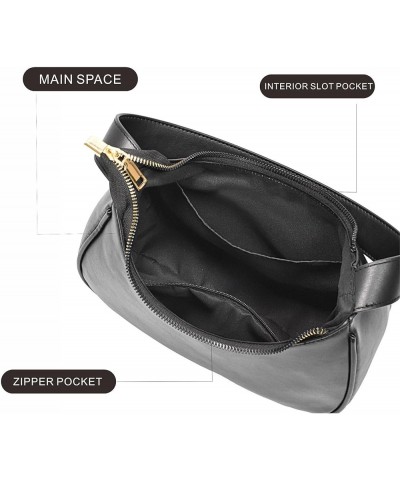 Women's Underarm Bags Crossbody Bags Handbags Faux Leather Bags Black Textured $16.10 Satchels