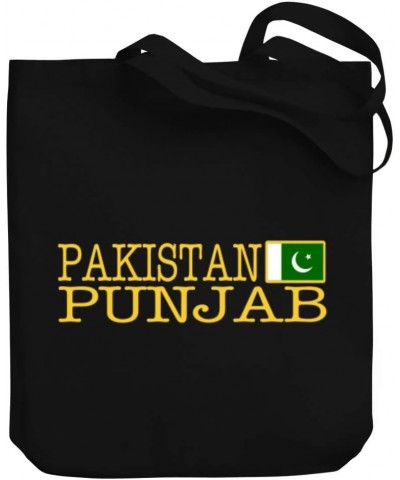 Punjab Flag Canvas Tote Bag 10.5" x 16" x 4 $18.00 Totes