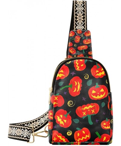 Tails Peacocks Design Soft Leather Crossbody Purse, Small Crossbody Purse with Compartments, Crossbody Travel Purse Pumpkin F...