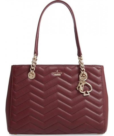 Reese Park Small Courtnee Quilted Leather Shoulder Bag Cherrywood $108.79 Handbags