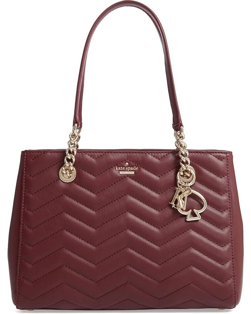 Reese Park Small Courtnee Quilted Leather Shoulder Bag Cherrywood $108.79 Handbags