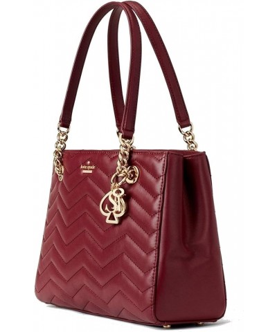 Reese Park Small Courtnee Quilted Leather Shoulder Bag Cherrywood $108.79 Handbags