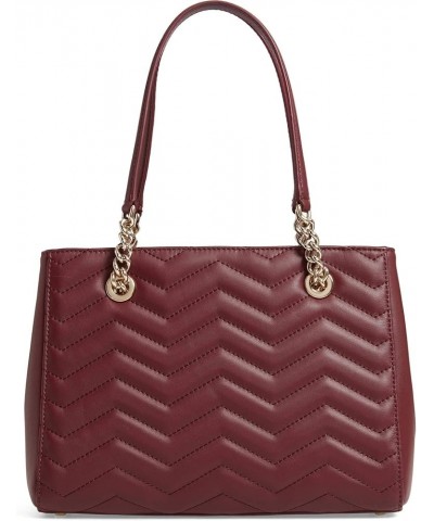 Reese Park Small Courtnee Quilted Leather Shoulder Bag Cherrywood $108.79 Handbags