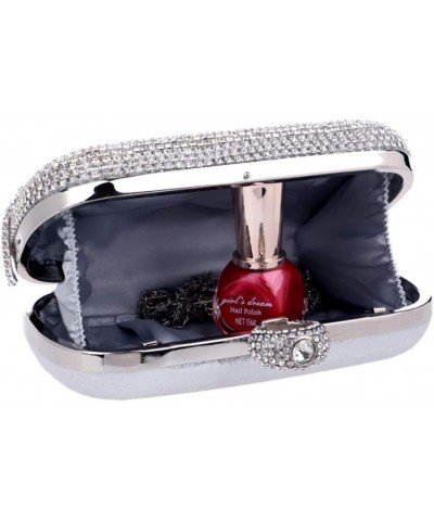 Clutches Women Evening Bag Purse Chain Dress Handbag Diamonds Wedding Black White $21.72 Evening Bags