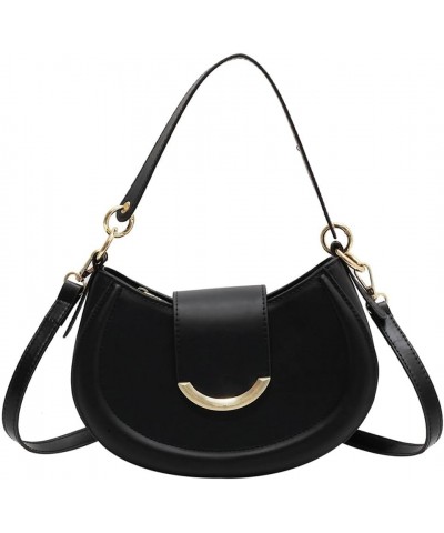 Shoulder Bag for Women Fashion Purse PU Leather Tote Top Handle Satchel Designer Tote Handbags Black $28.46 Totes