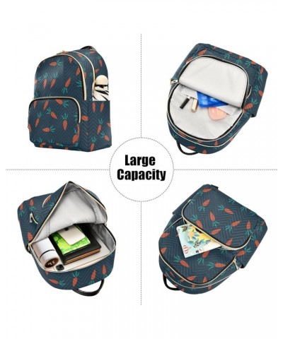 Cute Orange Carrots Women's Backpack Purse Causal Daypack Work Travel College Business Trip Bag Shoulder Bag Small $18.23 Bac...