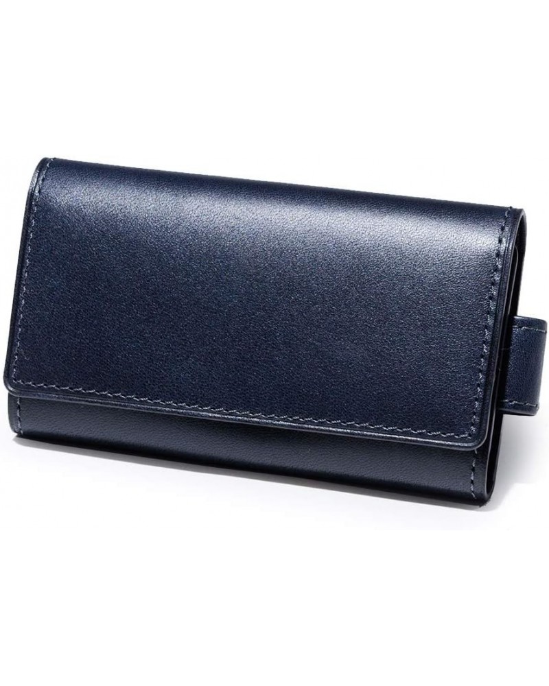 ACCESSORIES Box Calf Key Case No.617608 Nvy $84.60 Wallets