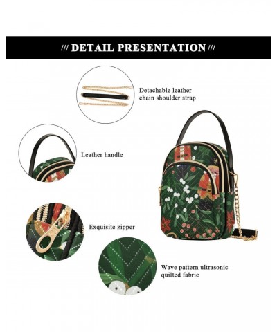 Christmas Evegreen Nutcracker Crossbody Bags for Women Small Chain Shoulder Bag Purses Hand Bags for Travel Work Gifts $13.00...