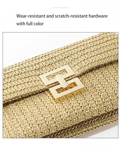 Straw Clutch Purses for Women Woven Summer Beach Bag Wicker Rattan Envelope Flap Handbags Cell Phone Evening Purse Rainbow $1...