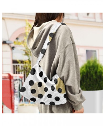 Tote Handbags for Women Ultra Soft Fluffy Shoulder Bag with Zipper Fashion Durable Shoulder Purses Color-a003 $8.47 Totes