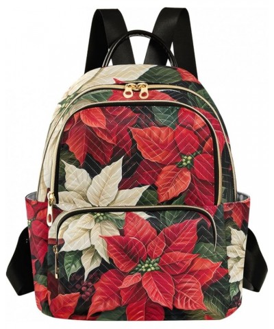 Classic Pink Paisley Floral Quilted Backpack for Women Small Backpack Small Travel Purse Christmas Red Flower Medium $21.05 B...