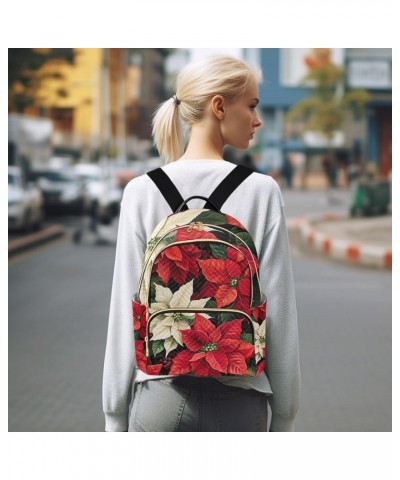 Classic Pink Paisley Floral Quilted Backpack for Women Small Backpack Small Travel Purse Christmas Red Flower Medium $21.05 B...