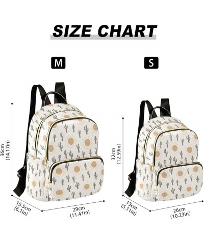 Mini Backpack for Women, Cactus Sun Travel Backpack Purse for Ladies, Small Bookbag Daypack Shoulder Bag S Multi533 Small $16...