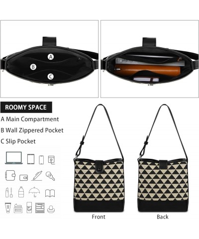 Vintage Shoulder Handbags Bag for Women Purse Ladies Small Top Handle Tote Bag Lightweight Fashionable Casual Black $11.72 Totes