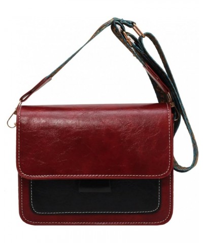 Small Crossbody Bag Shoulder Bag for Women PU Leather Wallet Purse and Handbags (Black) Red $16.46 Shoulder Bags