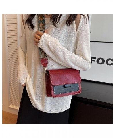 Small Crossbody Bag Shoulder Bag for Women PU Leather Wallet Purse and Handbags (Black) Red $16.46 Shoulder Bags