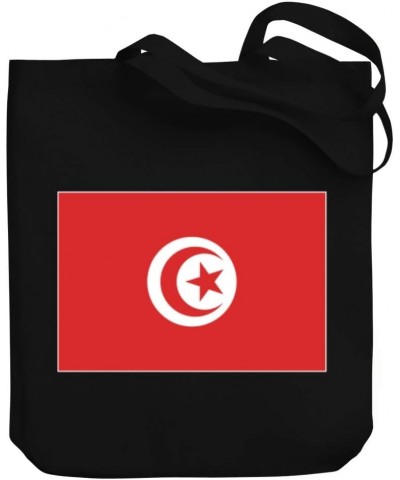 Tunisia Flag Rectangular Canvas Tote Bag 10.5" x 16" x 4 $23.19 Totes