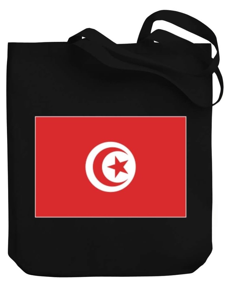 Tunisia Flag Rectangular Canvas Tote Bag 10.5" x 16" x 4 $23.19 Totes