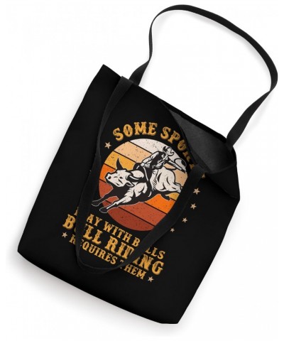 Rodeo Bull Riding Vintage Cowboy Country Ranch Bull Rider Tote Bag $13.25 Totes