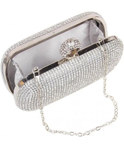 Rhinestone Evening Clutch Black $21.19 Evening Bags