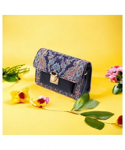 Women Shoulder Bag, Hand Bag, Carry Bag, Morrocon Design, Carpet Design, Special Edition Navy Blue & Red 570 $29.35 Satchels