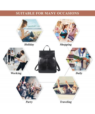 Fashion Backpack Purses for Women Genuine Leather Designer Ladies Shoulder Bags Convertible Travel Crossbody Bags Brown $46.9...