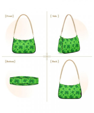 Green Dinosaur Tote Bag Purse Hobo Formal Bag Women's Cute Handbags Cute Shoulder Bag St. Patrics Clover Green $12.90 Shoulde...