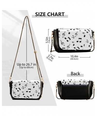 Crossbody Bags for Women Trendy Women's Black Shoulder Bag Small PU Leather Flap Cross Body Bag Handbags Pattern10 $17.21 Cro...