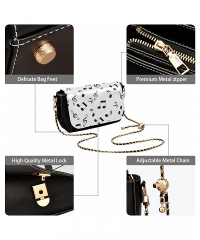 Crossbody Bags for Women Trendy Women's Black Shoulder Bag Small PU Leather Flap Cross Body Bag Handbags Pattern10 $17.21 Cro...