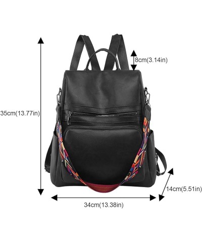 Women's Leather Convertible Backpack Purse Handbag 2023 (Red, One Size) Coffee One Size $14.86 Backpacks