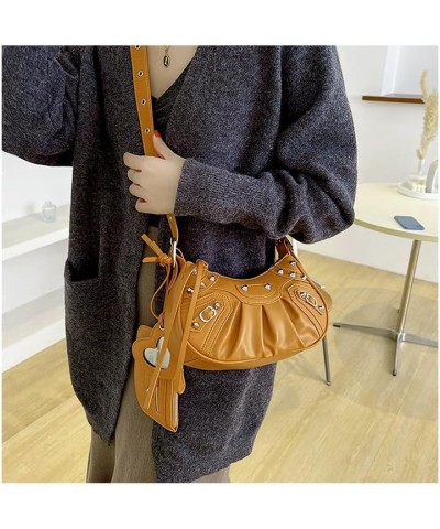 Cute Handbag Purse for Women, Shoulder Handbags Aesthetic Fashion Bag Harajuku Sling Purse Women Ladies Daypack Brown $24.18 ...